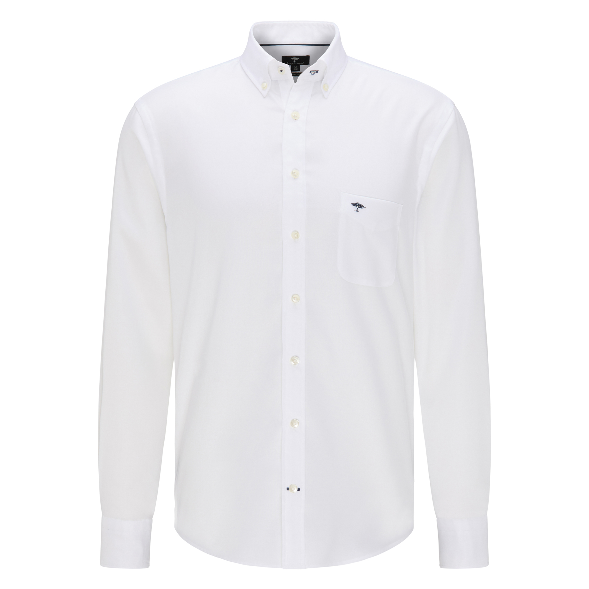Fynch Hatton - Oxford Overhemd Wit - XXL - Heren