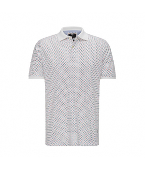 Fynch Hatton polo wit print