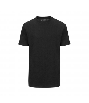 Slater T-shirt Basic Ronde Hals 2-pack Zwart