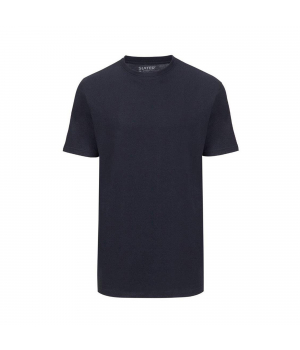 Slater T-shirt Basic Ronde Hals Navy