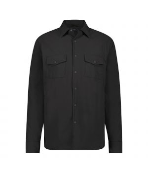 Memphis Overshirt Shirtjacket Zwart