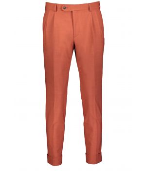 Slim Fit Pantalon Dark Orange