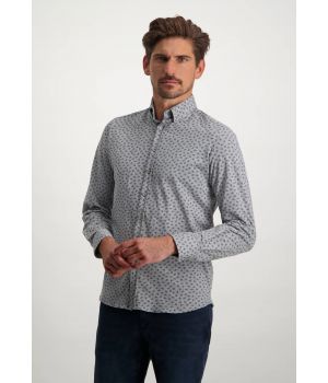 Jersey Overhemd met Print Zilver