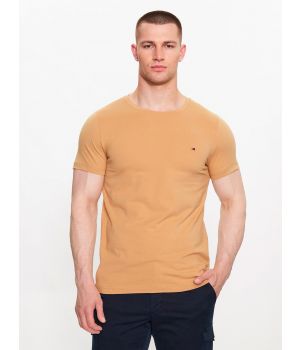 Katoenen Slim Fit T-shirt Classic Khaki