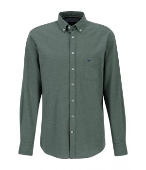 Premium Flannel Overhemd Sage Green