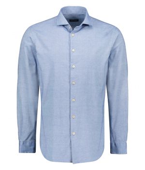 Flannel Overhemd Blauw