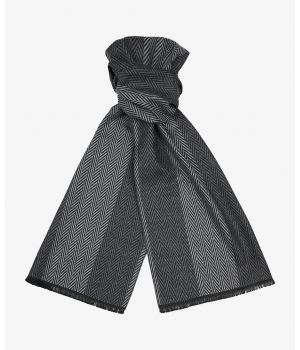 Sjaal met Print Zwart
